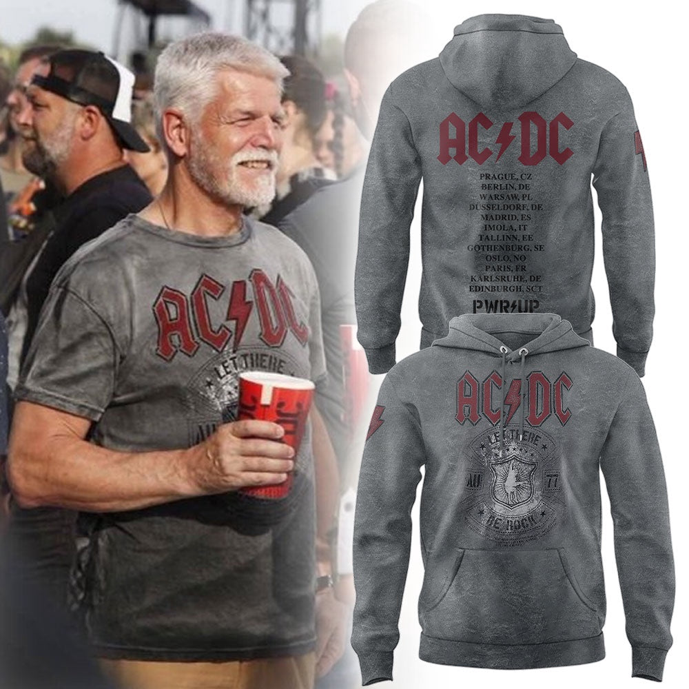 ACDC Power Up Tour Let There Be Rock Limited Edition 2025 Hoodie