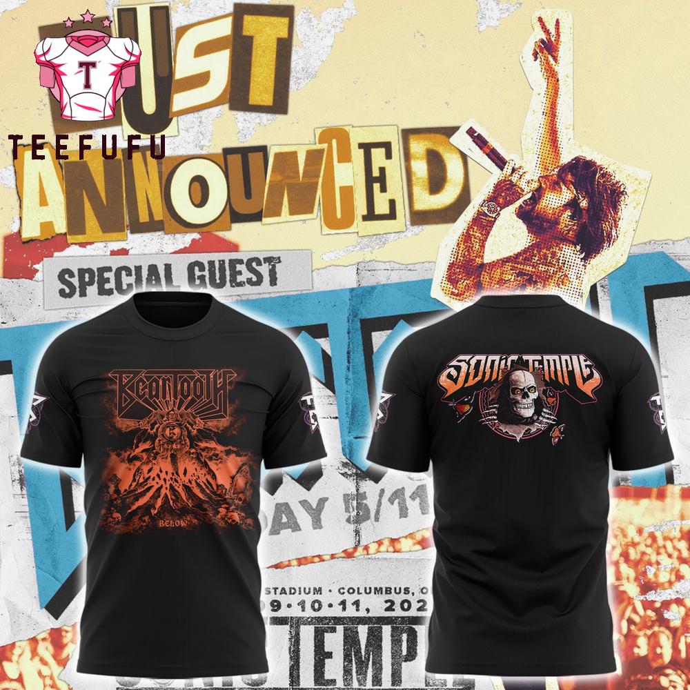 Beartooth Just Announced x Sonic Temple 2025 Limited 3D Shirt