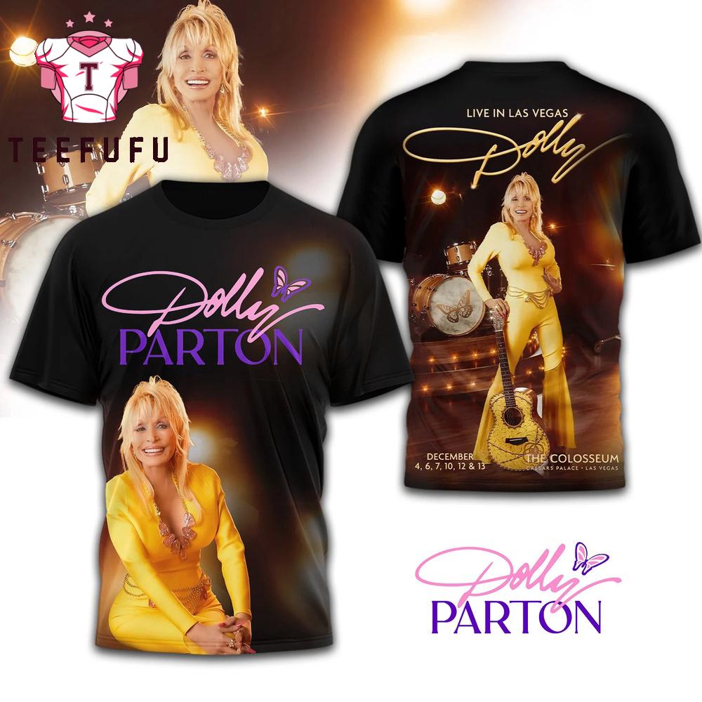 Dolly Parton 2026 Live in Las Vegas Tour 3D Shirt