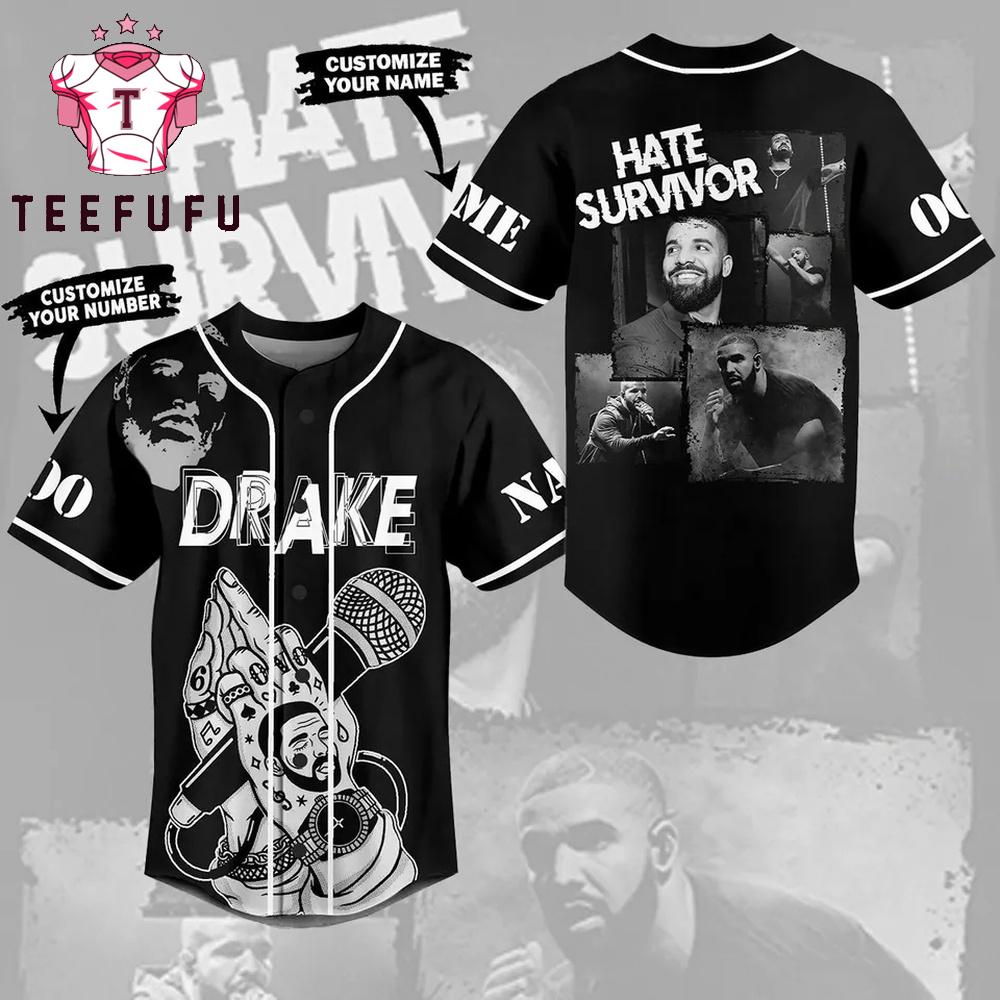 Drake Hate Survivor Baseball Jersey