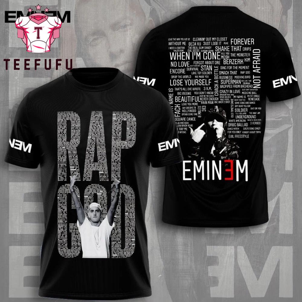 Eminem Hot Tour 2025 3D Shirt