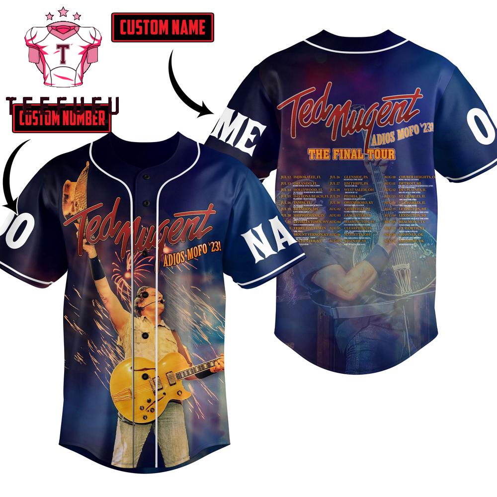 Ted Nugent The Final Tour Baseball Jersey
